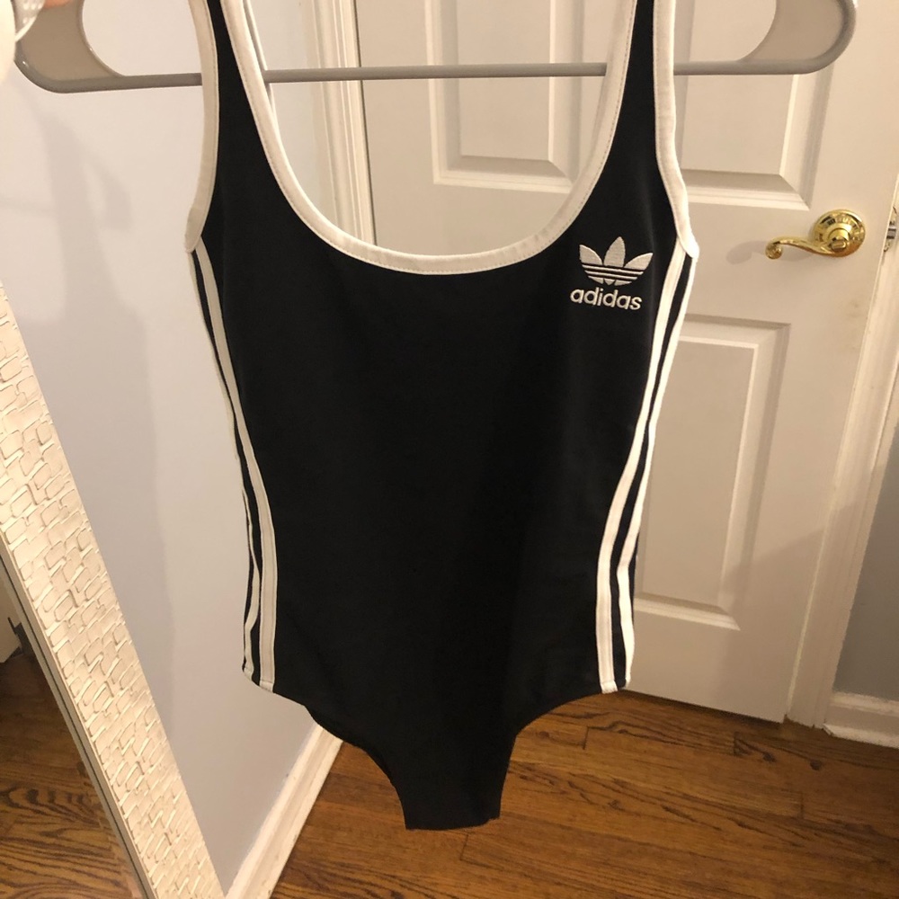 Black Adidas bodysuit